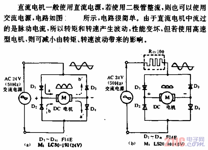 用交流電源驅(qū)動(dòng)直流電機(jī)電路.gif