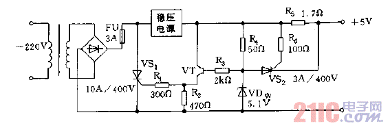 適應(yīng)任何穩(wěn)壓電源的過壓過流保護(hù)電路圖.gif