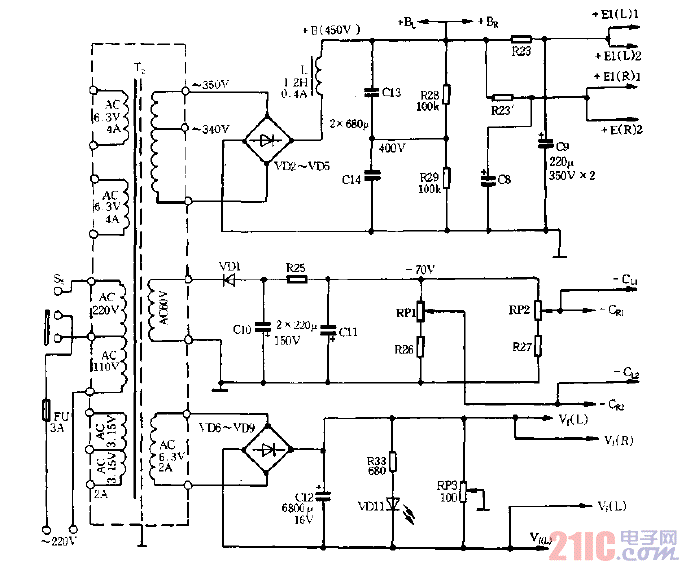 ST260電子管放大器電源電路圖.gif