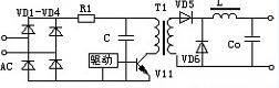 采用功率熱敏電阻電路