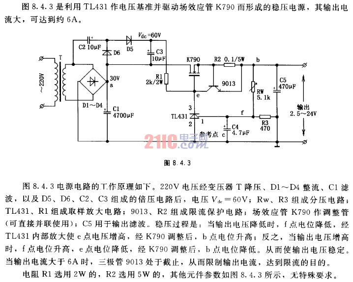 2.5至24V連續(xù)可調(diào)電源電路圖.gif