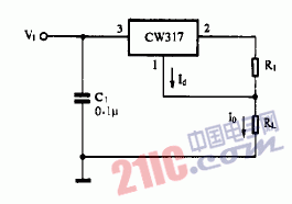 巧用CW317作橫流源電路電路圖