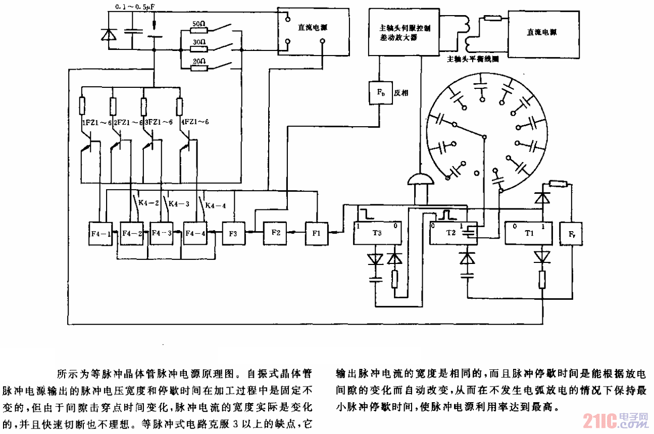 等脈沖晶體管馬車電源原理圖電路.gif