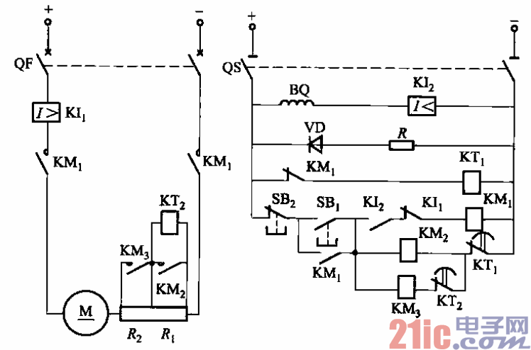 191.直流電動機電樞串入電阻啟動調(diào)試電路之二.gif