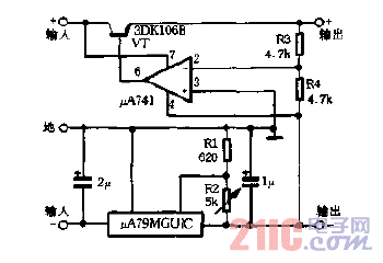 對稱正負(fù)輸出跟蹤電源電路圖.gif