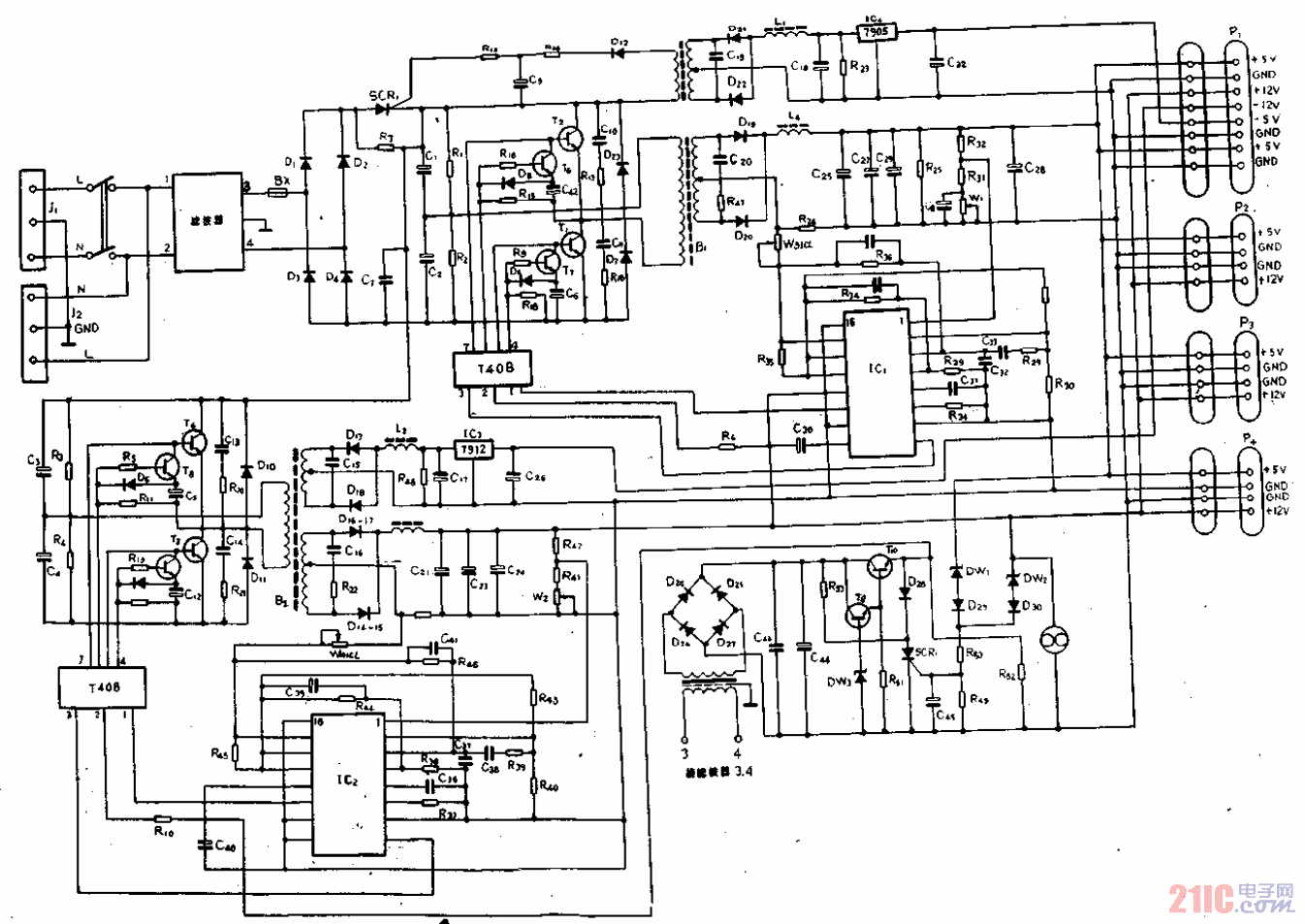 GW-0520CH-PS開關(guān)電源電路圖.gif