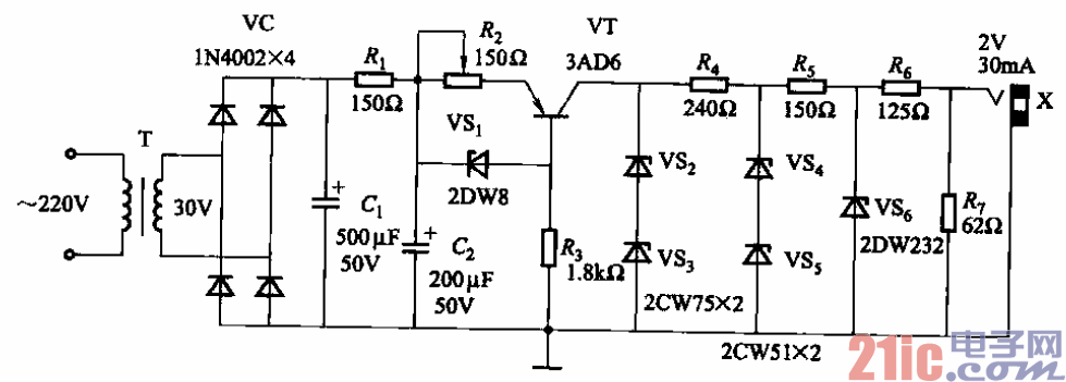 14.UJ-1型電位差計用精密穩(wěn)壓電源電路.gif