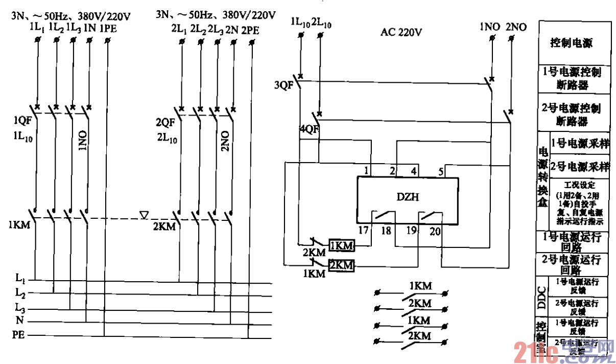 139.三相四線TN-S母線連通式雙電源轉(zhuǎn)換電路.gif