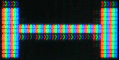 半像素分顯液晶
