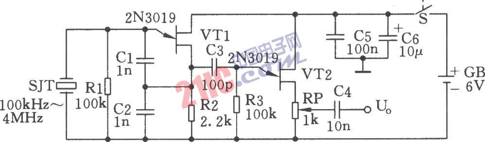 多頻信號發(fā)生器電路圖
