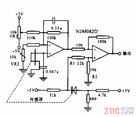 紅外傳感器溫度檢測(cè)電路.gif