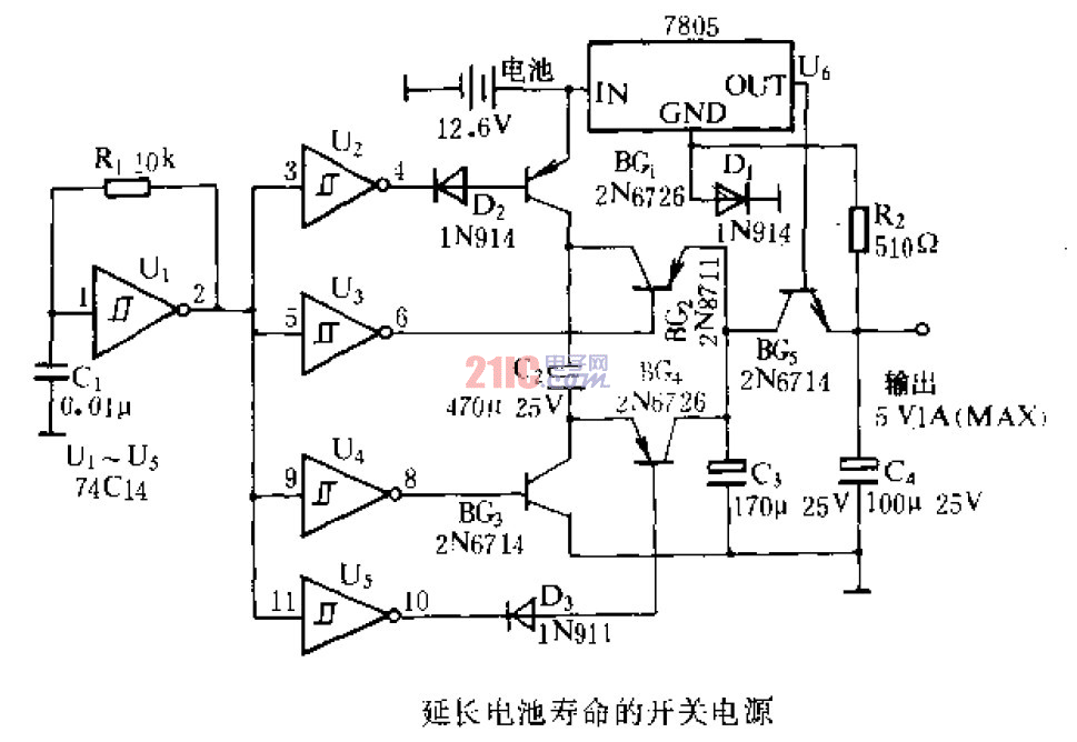 延長電池壽命的開關電源.gif