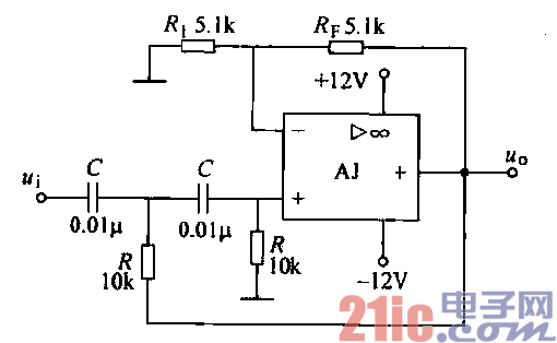 6.壓控電源二階高通濾波器電路.gif