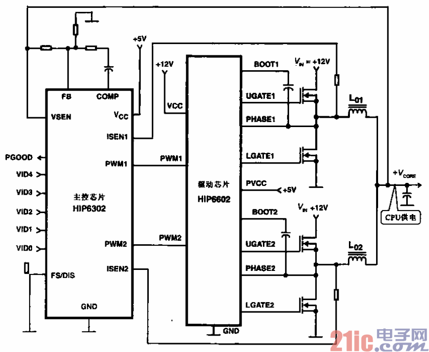 9.采用HIP6302和HIP6602芯片的2相CPU電源電路.gif