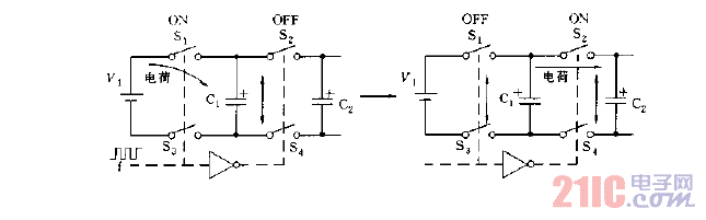 充電泵電路原理空載電路圖.gif