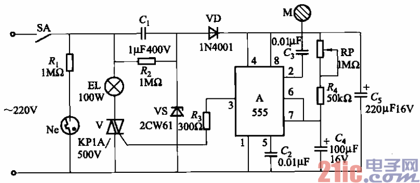 61.觸摸式照明延時(shí)關(guān)燈電路之六.gif