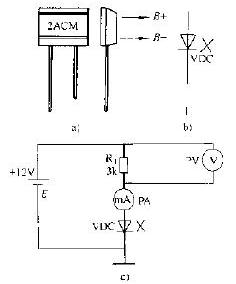 磁敏二極管參數(shù)測量電路圖