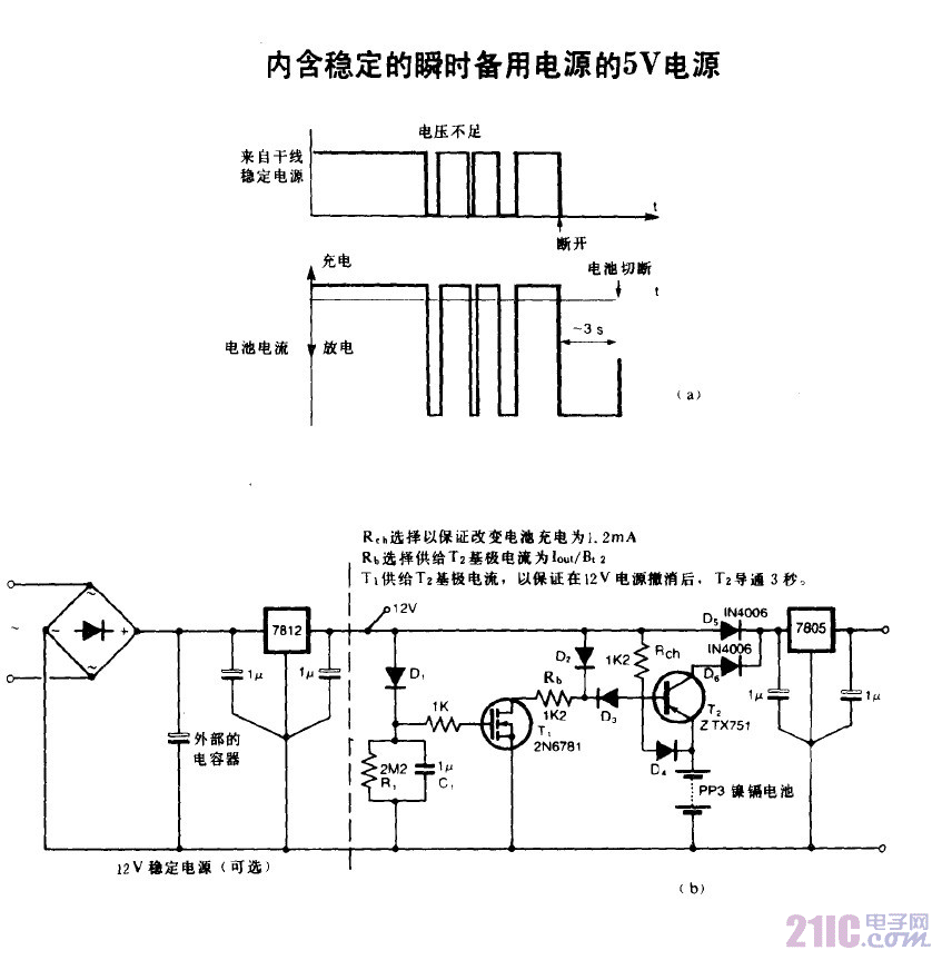 內(nèi)含穩(wěn)定的瞬時(shí)備用電源的5V電源.gif
