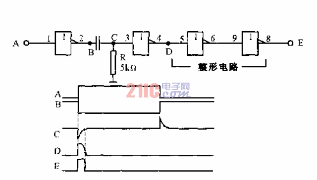 采用微分電路的窄脈沖產(chǎn)生電路.gif