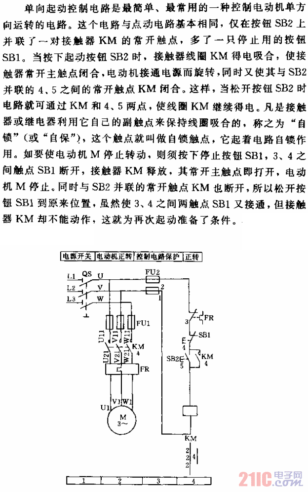 機(jī)電控制電動(dòng)機(jī)單向起動(dòng)的控制電路.gif