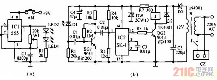 采用聲控紅外遙控開關(guān)電路圖.jpg