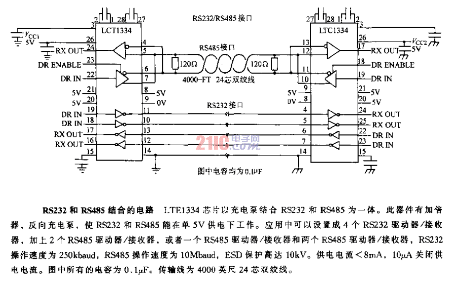 RS232和RS485結(jié)合的電路.gif