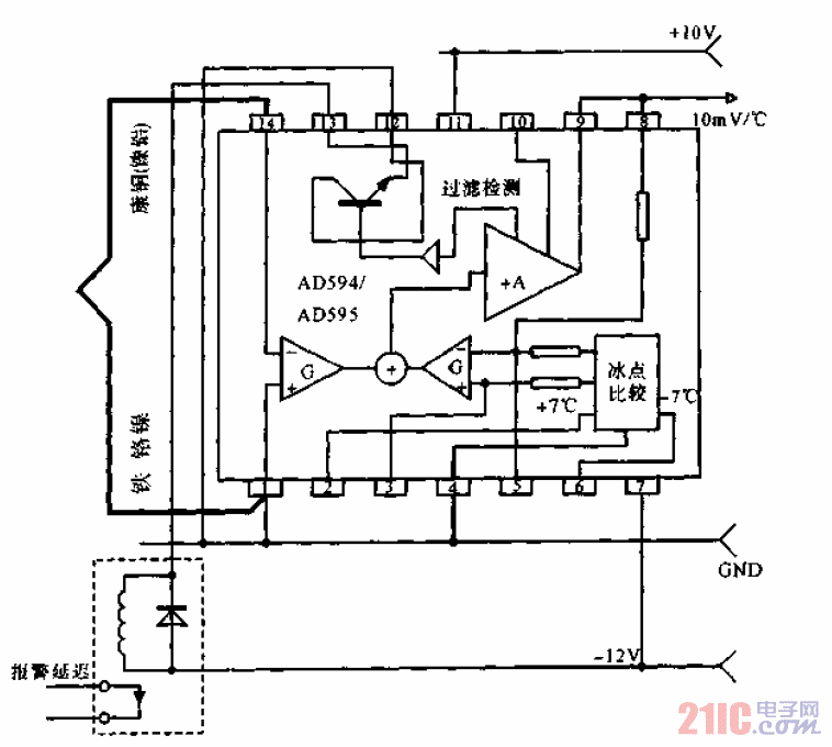 熱電偶雙電源報警電路.gif