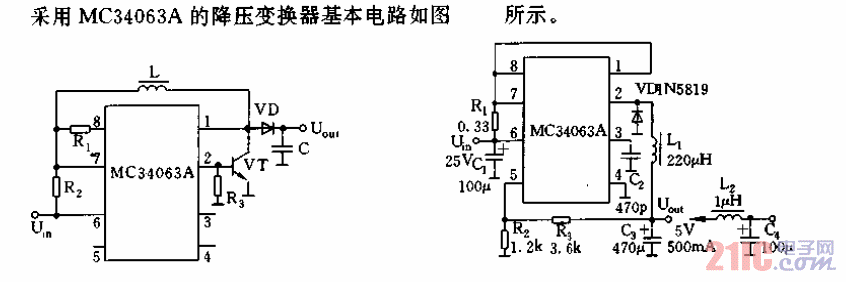 MC34063降壓變換器電路.gif