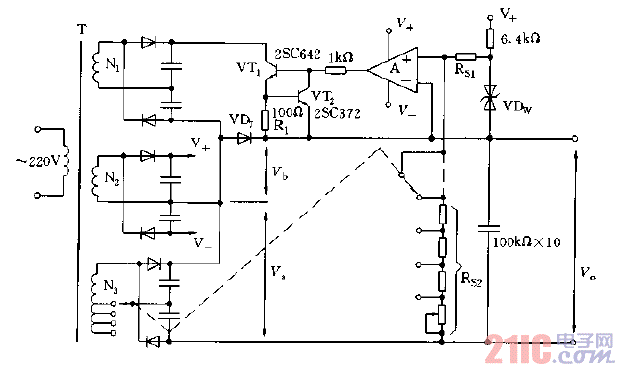 0-1000V的穩(wěn)壓電源電路圖.gif