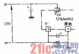16.無負電源時UAA4002的正確應(yīng)用電路原理圖.gif
