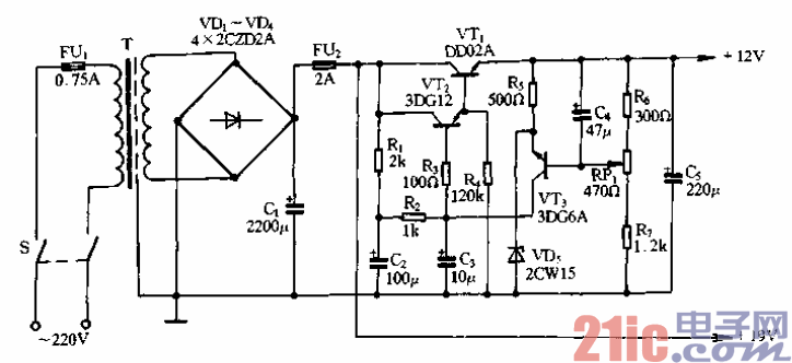 31cm黑白電視機(jī)電源電路.gif