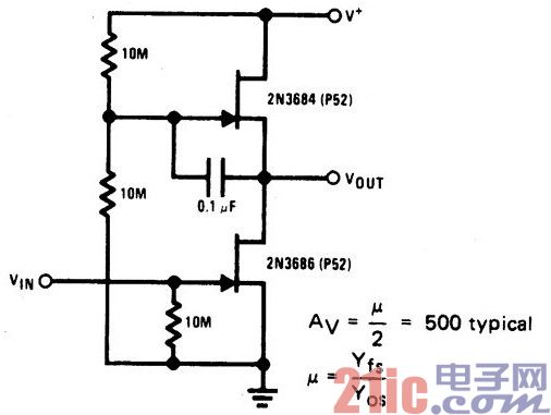 超高增益的音頻放大器電路.jpg
