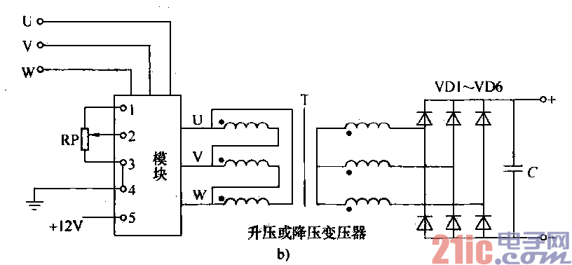 46.由智能晶閘管模塊組成的電源電路b.gif
