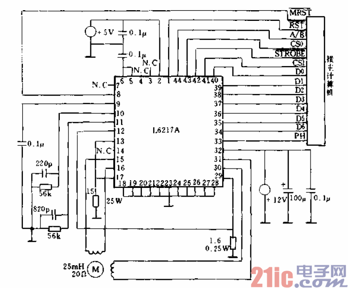 11.L6217、L6217A兩相步進(jìn)電動機(jī)微步距驅(qū)動器電路.gif