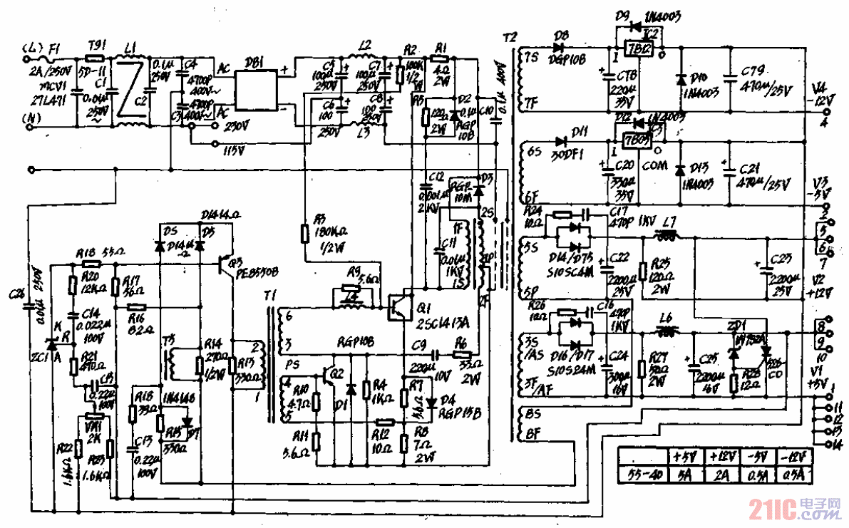 IBM-PC∕XT電源電路圖03.gif