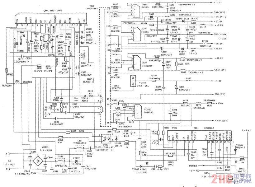 東芝AG系列背投彩電電源電路圖.jpg