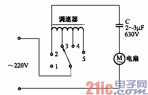 1.采用電容器降壓的微風(fēng)擋電路.gif