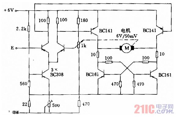 直流電動機的隨動控制電路圖.jpg