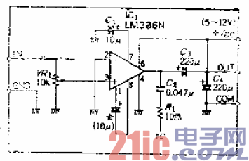 4.可在低壓工作的0.5W音頻功率放大器.gif