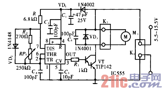 33.直流電動機脈寬調(diào)速電路.gif