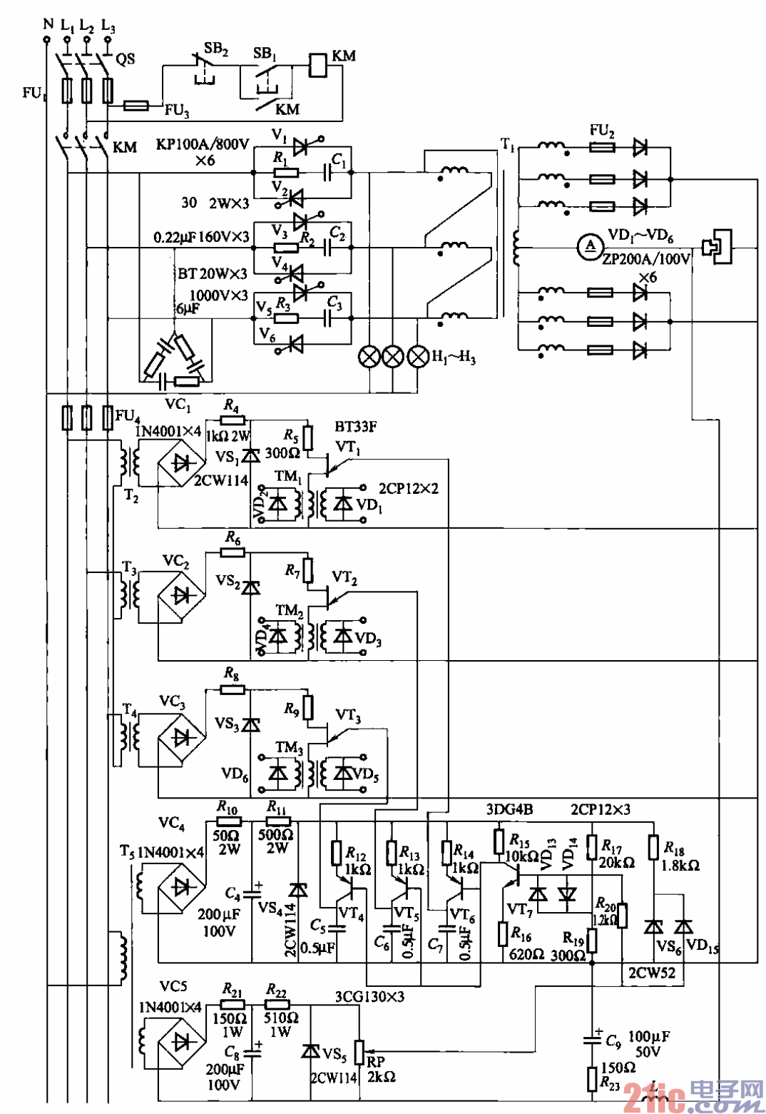 30.300A-18V三相晶閘管調(diào)壓電解電源電路.gif