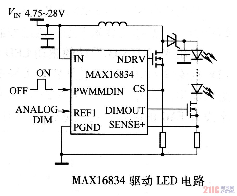 MAX16834驅(qū)動LED電路.jpg