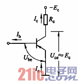 表01-三極管3種工作狀態(tài)-PNP型-截止?fàn)顟B(tài).gif