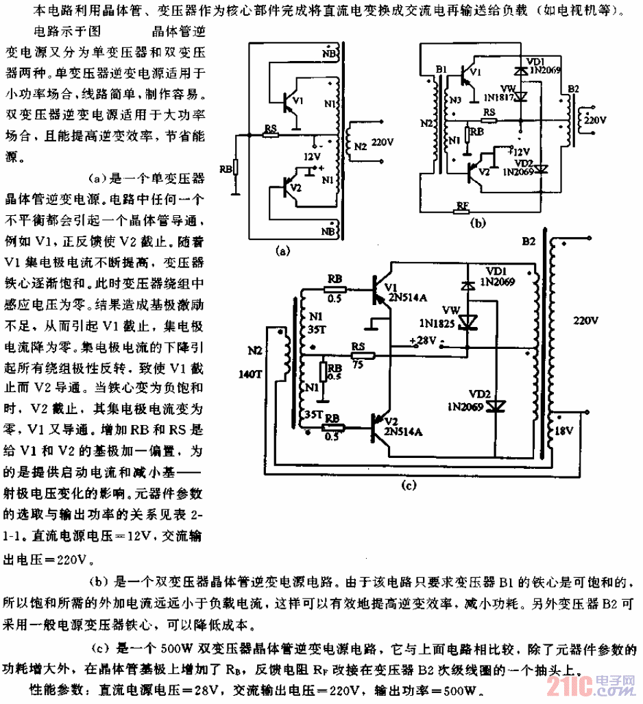 實(shí)用的晶體管逆變電源電路.gif