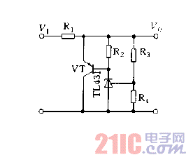 采用TL431構成的并聯(lián)穩(wěn)壓電源電路圖.gif