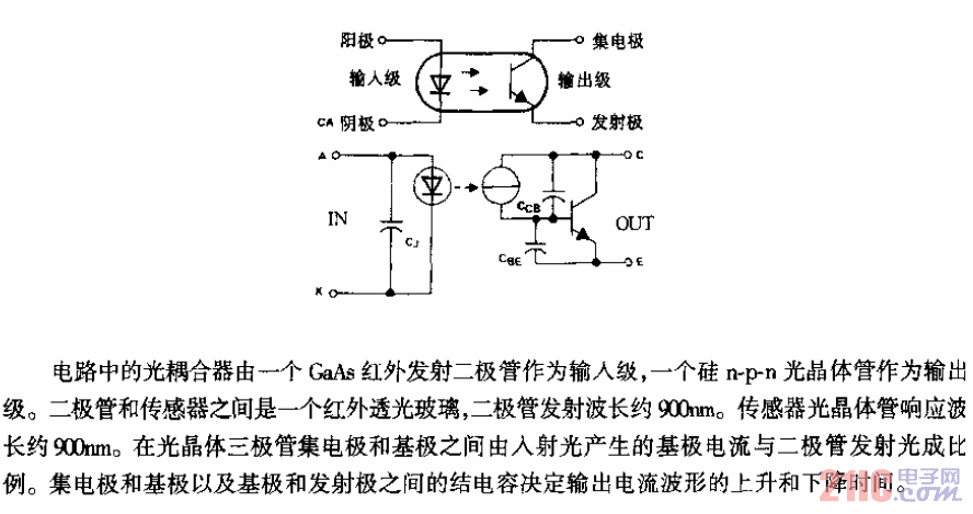 光耦合器TIL120／TIL121連接等效電路.gif