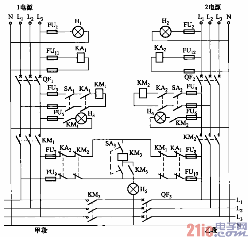 134.雙路電源互投自復電路.gif