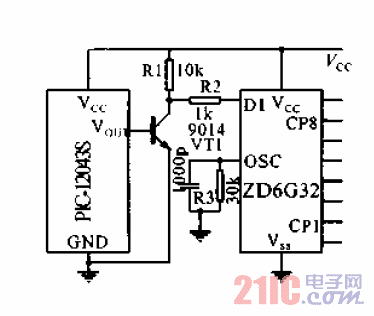 微型紅外接收模塊PIC-12043S電路圖.gif