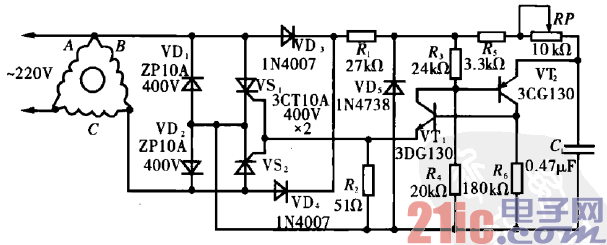 5.三相電動機用單相電源的啟動電路.gif
