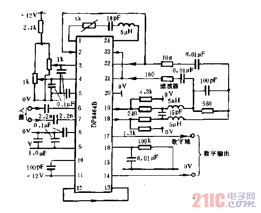 高頻峰值檢測(cè)器電路圖.gif